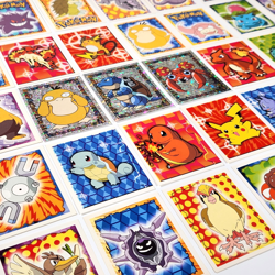 Vintage Pokemon Merlin Sticker Lot Of 37 - Regular (3 Holos included) Near Mint - Image 2