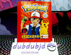 Pokemon Topps Merlin 1999 Sticker Booster Pack Factory Sealed Vintage - Image 1