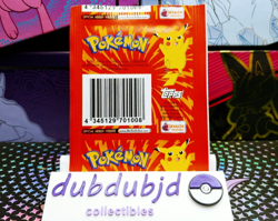 Pokemon Topps Merlin 1999 Sticker Booster Pack Factory Sealed Vintage - Image 2