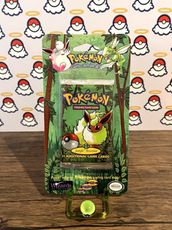 Pokemon Jungle Booster Blister Pack Flareon Artwork 1999 WOTC Factory Sealed - Image 1