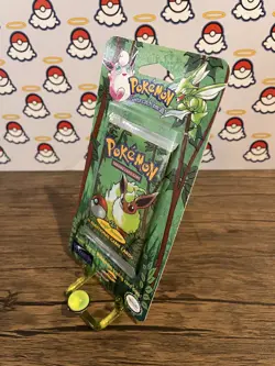 Pokemon Jungle Booster Blister Pack Flareon Artwork 1999 WOTC Factory Sealed - Image 5