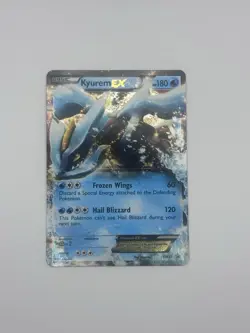 KYUREM EX 2012 Pokemon TCG Black Star Promo #BW37 BLACK & WHITE HOLO PROMO - Image 1