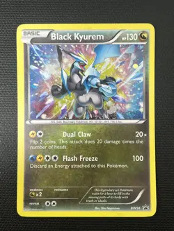 Black Kyurem BW58 Promo Holo Rare Pokemon Trading Card Game - LP+ - Image 1