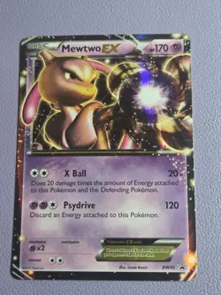 Mewtwo EX BW45 Black & White Black Star Promo Pokemon TCG Card - VLP - Image 1