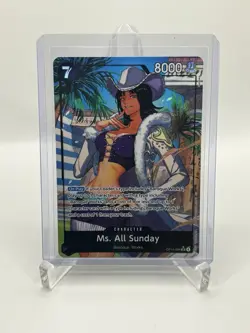 Ms. All Sunday (Alternate Art) OP14-084 The Azure Sea's Seven Foil - Image 1