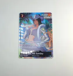 Ms. All Sunday (Alternate Art) OP14-084 The Azure Sea's Seven Foil - Image 3