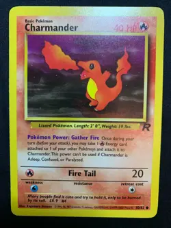 CHARMANDER - 50/82 - TEAM ROCKET - POKEMON CARD - LP - Image 1