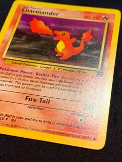 CHARMANDER - 50/82 - TEAM ROCKET - POKEMON CARD - LP - Image 3