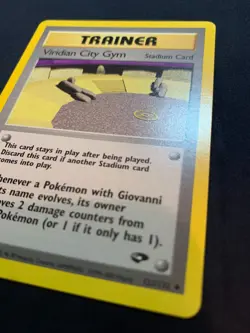 VIRIDIAN CITY GYM - 123/132 - GYM CHALLENGE - POKEMON CARD - LP - Image 3