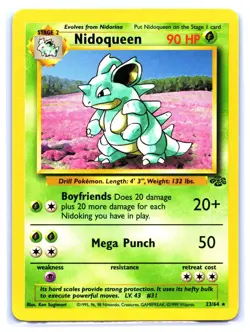 1st Edition Nidoqueen 23/64 Jungle 1999 WOTC Pokemon Card TCG - Image 1