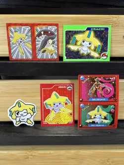Pokemon Lot of Cards and Stickers All Jirachi #385 Jirachi Only Lot of 17 - Image 2
