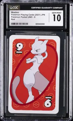 2021 POKEMON PLAYING CARDS JAPANESE MEWTWO CGC 10 GEM MINT - Image 1