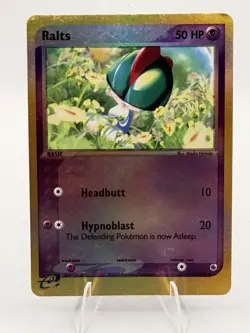 Pokemon Ralts 50 HP Common Reverse Holo Card EX Sandstorm 67/100 English - Image 1
