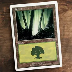 Forest 330 - 7th Edition - Magic The Gathering MTG - Land - Lightly Played - Image 1