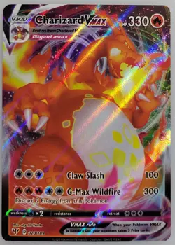 Charizard VMAX 020/189 Swsh03: Pokemon Darkness Ablaze Holo NM (2 of 2) - Image 1