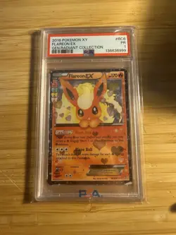Pokemon XY Generations Radiant Collection Flareon PSA 1 #RC6 - Image 1