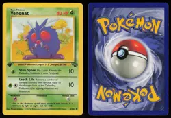 Venonat 63/64 Common Jungle 1st Edition Pokemon - Image 3