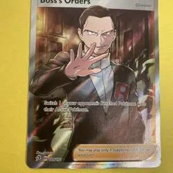 Pokemon TCG Boss's Orders (Full Art) 189/192 Swsh02: Rebel Clash Ultra Rare - Image 1