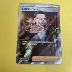 Pokemon TCG Boss's Orders (Full Art) 189/192 Swsh02: Rebel Clash Ultra Rare - Image 2