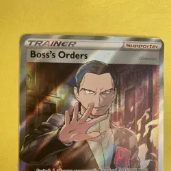 Pokemon TCG Boss's Orders (Full Art) 189/192 Swsh02: Rebel Clash Ultra Rare - Image 4