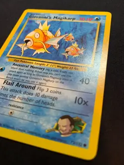 GIOVANNI'S MAGIKARP - 73/132 - GYM CHALLENGE - POKEMON CARD - LP - Image 3