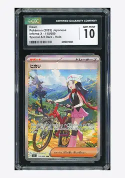 Pokemon CGC 10 GEM MINT Dawn SAR 2025 115/080 M2 Japanese - Image 1