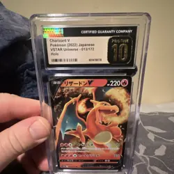 Charizard V 013/172 VSTAR Universe Holo CGC Pristine 10 Japanese Pokemon 2022 - Image 1