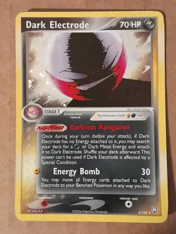 Pokemon Dark Electrode 4/109 Team Rocket Returns Holo Rare LP See Pictures - Image 1