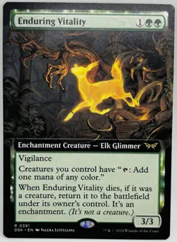 MTG Enduring Vitality (Extended Art) Duskmourn: House of Horror Regular - Image 1