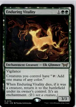 Enduring Vitality Duskmourn: House of Horror Regular NM R 0176 - Image 1