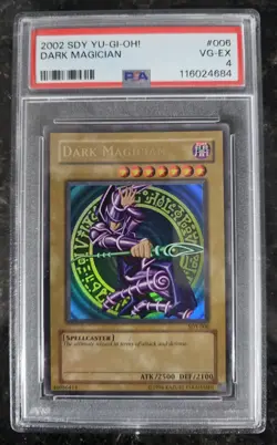 Yu-Gi-Oh! - 2002 SDY - Dark Magician - #6 - PSA 4 - Image 1