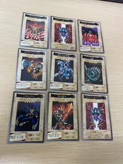 Yu-Gi-Oh! 1998 Japanese Bandai Yugioh cards 9 set # 76 36 52 85 23 66 61 52 54 - Image 1