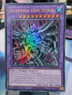 YuGiOh! Egyptian God Slime RA01-EN029 Ultra Rare 1st Ed - Image 1