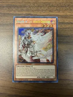 Yu-Gi-Oh! Fallen Of The White Dragon (BPRO) ScR 1st NM x1 - Image 1