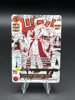 Come On!! We’ll Fight You OP09-020 Manga Event PRB02 One Piece TCG English NM - Image 1