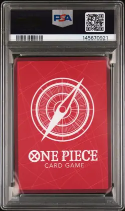 2022 ONE PIECE OP01-003 ROMANCE DAWN ALTERNATE ART ERRATA MONKEY D. LUFFY PSA 10 - Image 2
