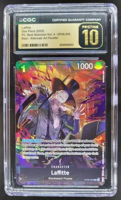 2025 ONE PIECE CCG LAFFITTE ALT ART OP09-085 RARE CGC 10 PRISTINE B PT - Image 1