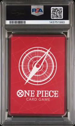 2022 ONE PIECE OP01-ROMANCE DAWN ALTERNATE ART #001 RORONOA ZORO PSA 10 - Image 2