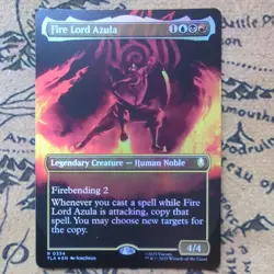 Fire Lord Azula (0334) (Borderless) - FOIL - Avatar: The Last Airbender (TLA) - Image 1