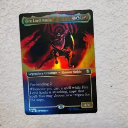 MTG Fire Lord Azula (0334) (Borderless) FOIL Avatar: The Last Airbender NM/MINT - Image 4