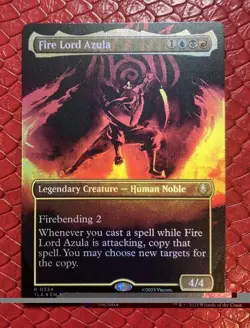MTG Fire Lord Azula (0334) (Borderless) Avatar: The Last Airbender Foil - Image 1