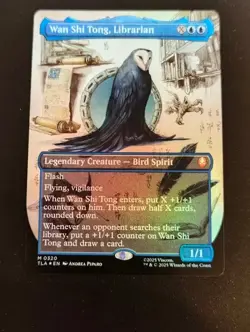 MTG Wan Shi Tong, Librarian TLA Avatar: The Last Airbender Borderless Foil 0320 - Image 1