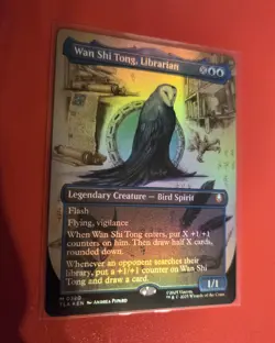 MTG Wan Shi Tong, Librarian TLA Avatar: The Last Airbender Borderless Foil 0320 - Image 1