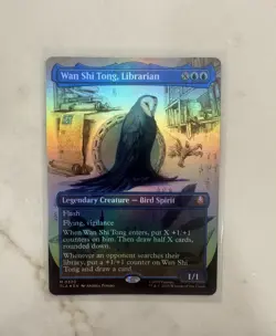 MTG Wan Shi Tong, Librarian TLA Avatar: The Last Airbender Borderless FOIL 0320 - Image 1