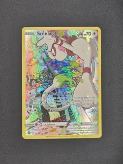 Pokemon TCG Smeargle TG10/TG30 Rare Full Art Silver Tempest Trainer Gallery Holo - Image 1