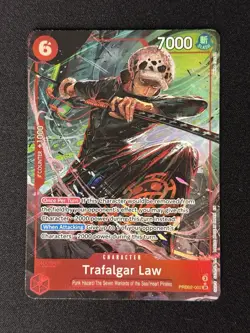 One Piece TCG | Trafalgar Law PRB02-002 Alternate Art One Piece the Best Vol. 2 - Image 1