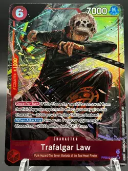 One Piece TCG | Trafalgar Law PRB02-002 Alternate Art One Piece the Best Vol. 2 - Image 2