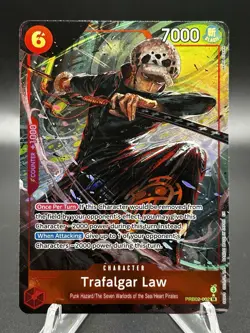 One Piece TCG | Trafalgar Law PRB02-002 Alternate Art One Piece the Best Vol. 2 - Image 3