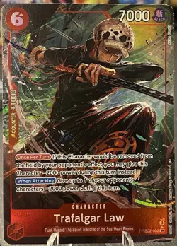 One Piece TCG | Trafalgar Law PRB02-002 Alternate Art One Piece the Best Vol. 2 - Image 1
