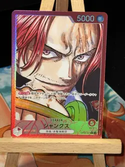 Shanks Leader Alt Art OP09-001 Emperors In The New World One Piece TCG Japanese - Image 1
